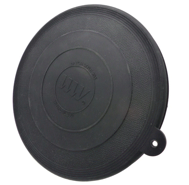 Whetman 10" Round Hatch Cover "Black"